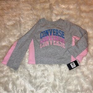 NWT Girls Large Converse long sleeve shirt